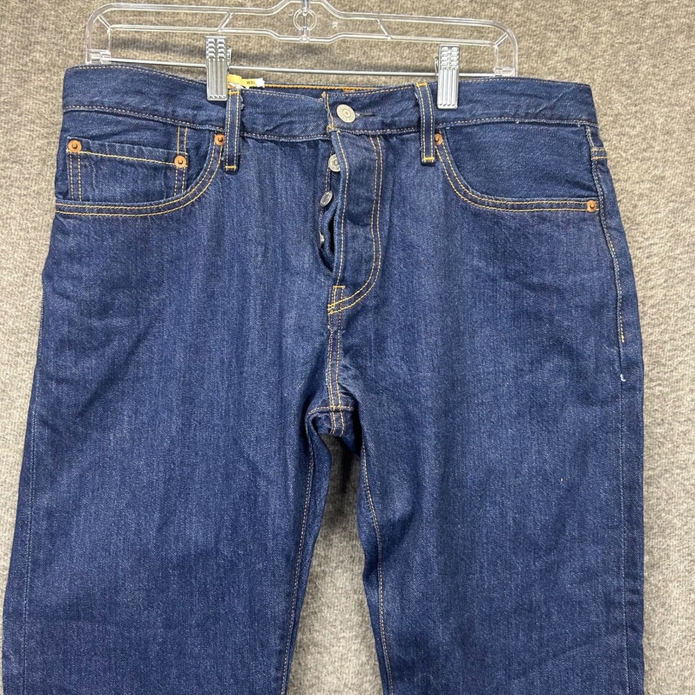 Levi's 501 CT Customized Tapered Jeans Womens 30x34 Dark Wash Blue Button Fly